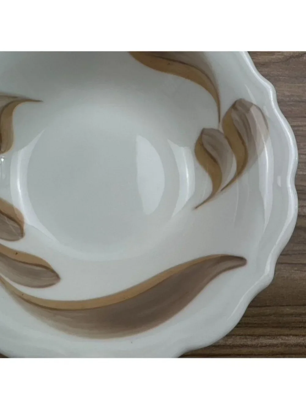VTG Syracuse China 4 Berry Sauce Bowls Dish Restaurant Ware Autumn Leaves USA